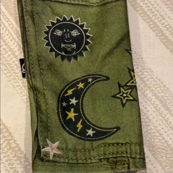 Terez Little Girls Army Green Cargo Print Leggings - Picture 5 of 7